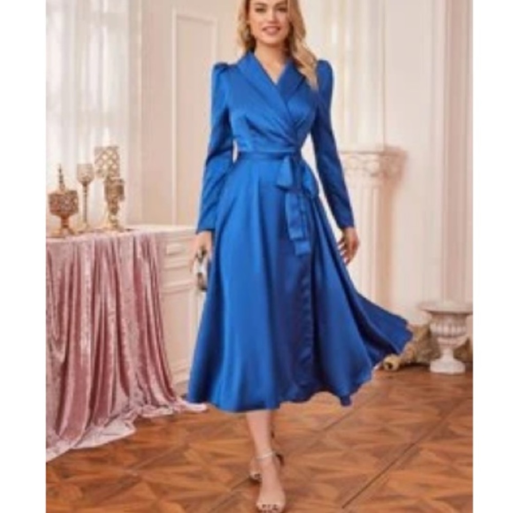 Shein blue dress